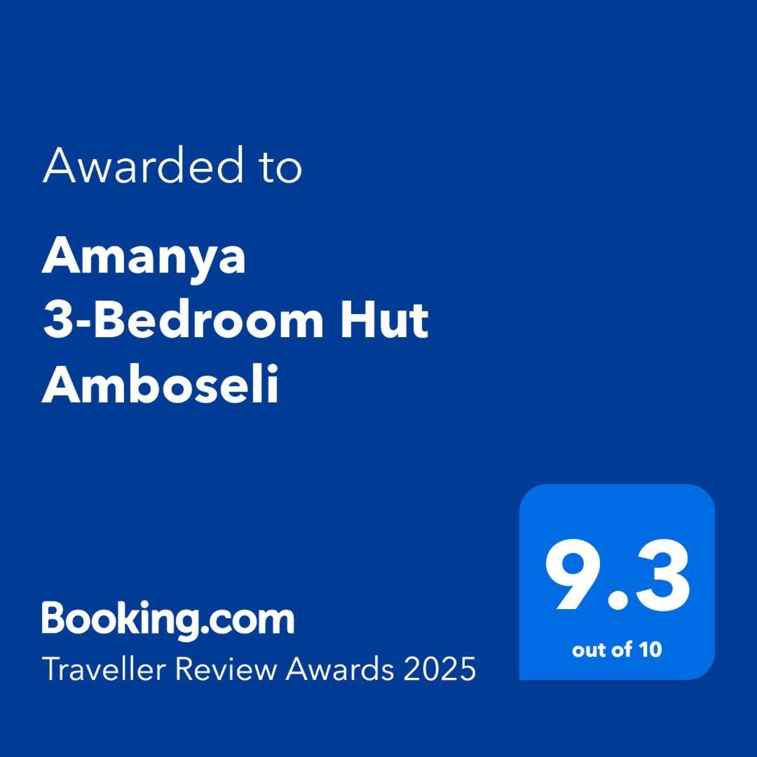 Amanya 3-Bedroom Hut Амбосели Екстериор снимка